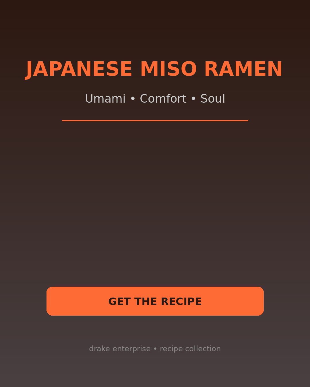 Japanese Miso Ramen