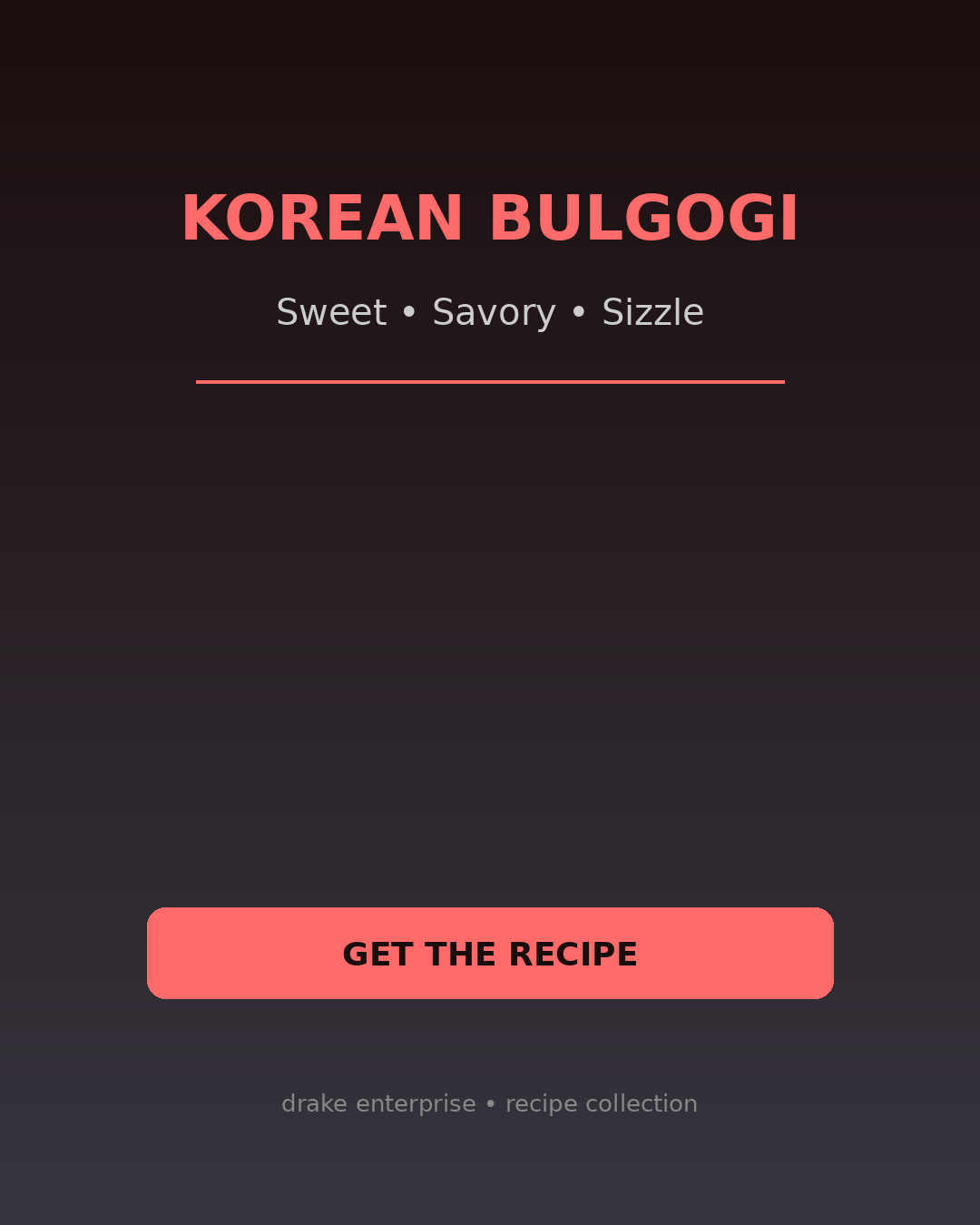 Korean Bulgogi